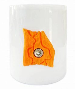 Coffee mug with climbing hold