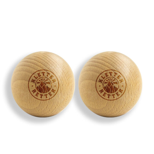 Massagekugeln-Set aus Buche – Bild 3