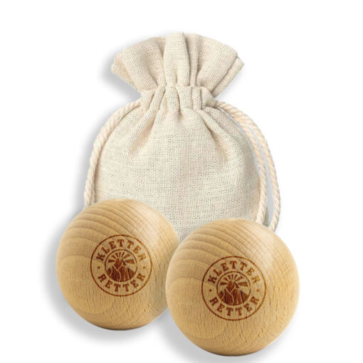 Massagekugeln-Set aus Buche