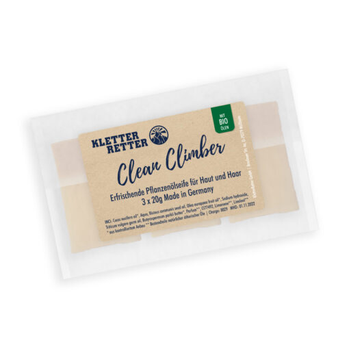Clean Climber natural soap, 3 x 20g