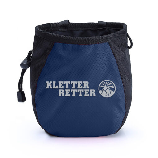 Wide mouth recycled chalk bag