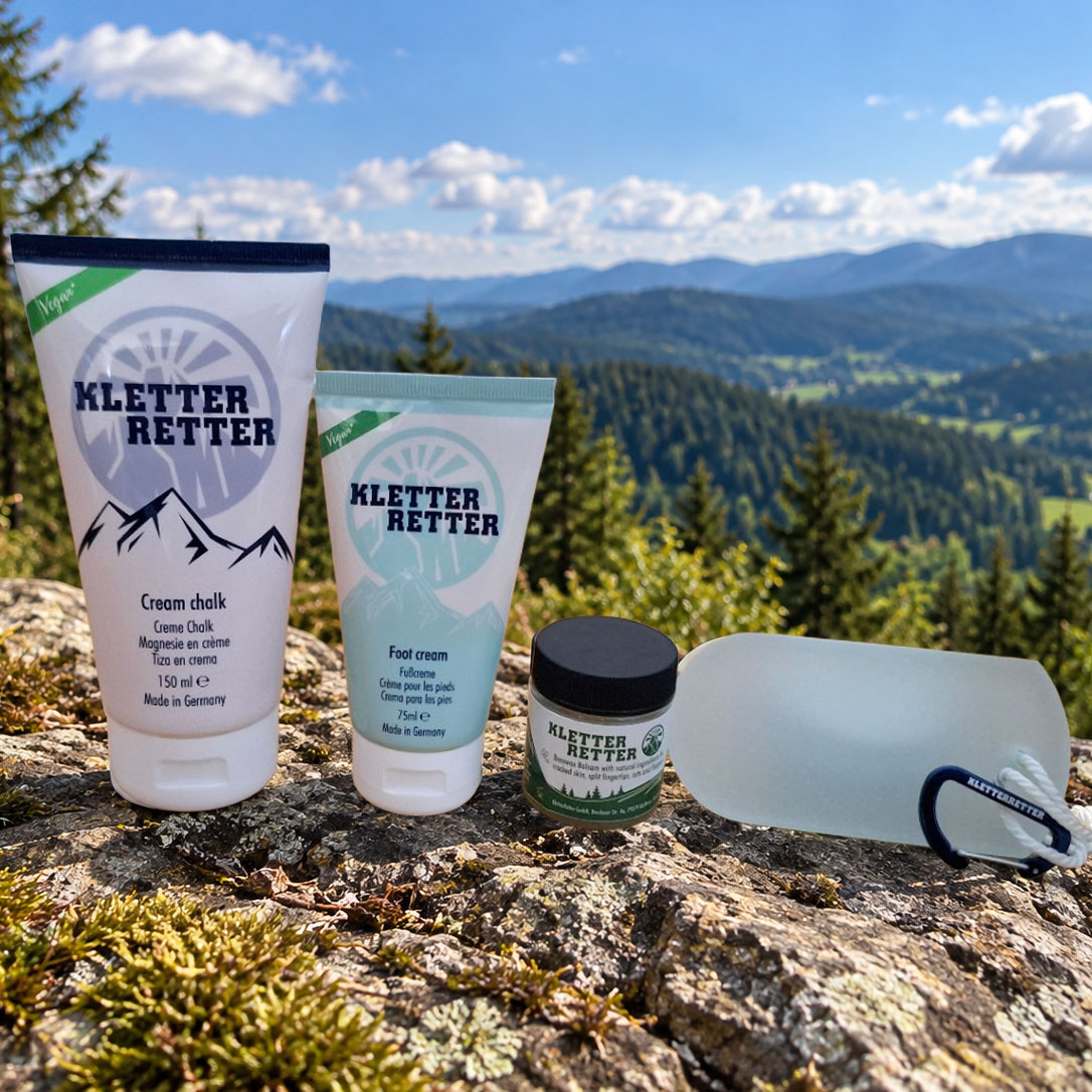 Alternative view of KletterRetter set for hard skin