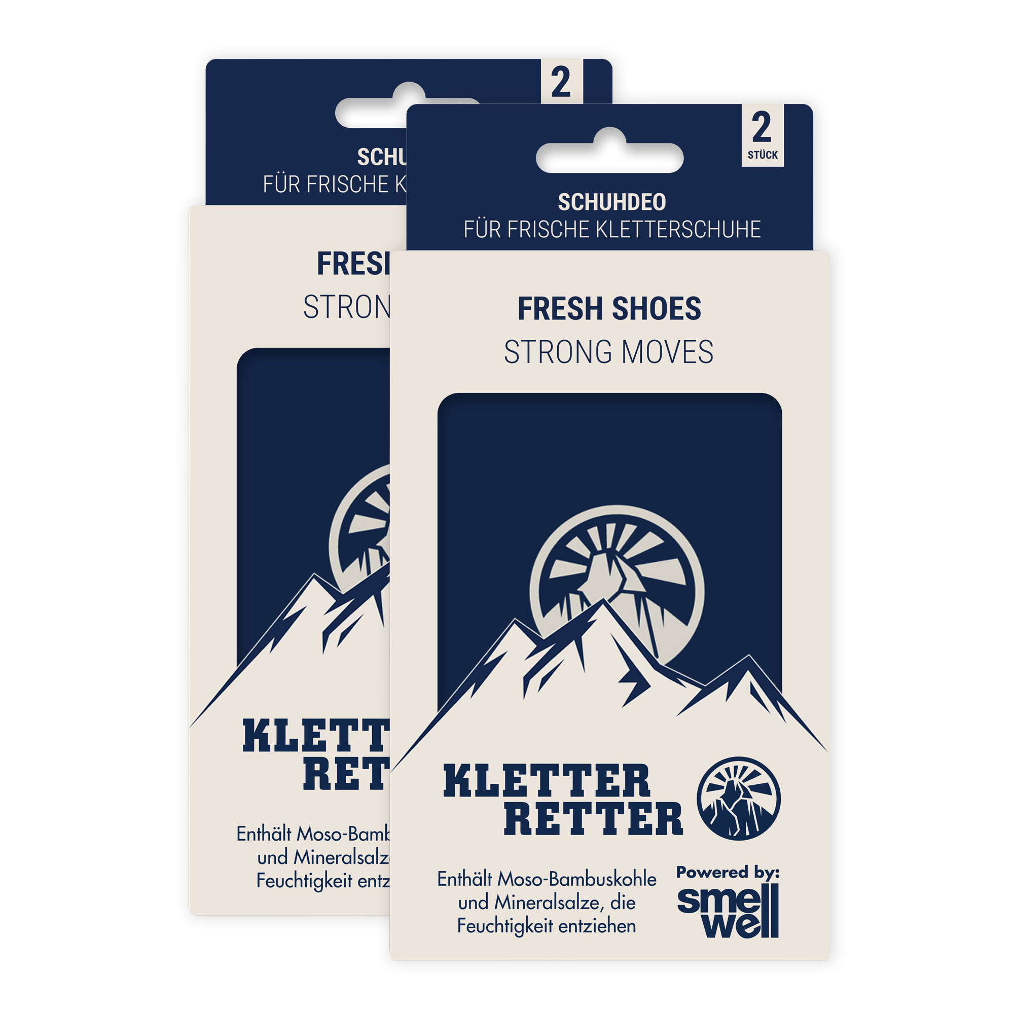 KletterRetter Schuhdeo 2er Packung Blau