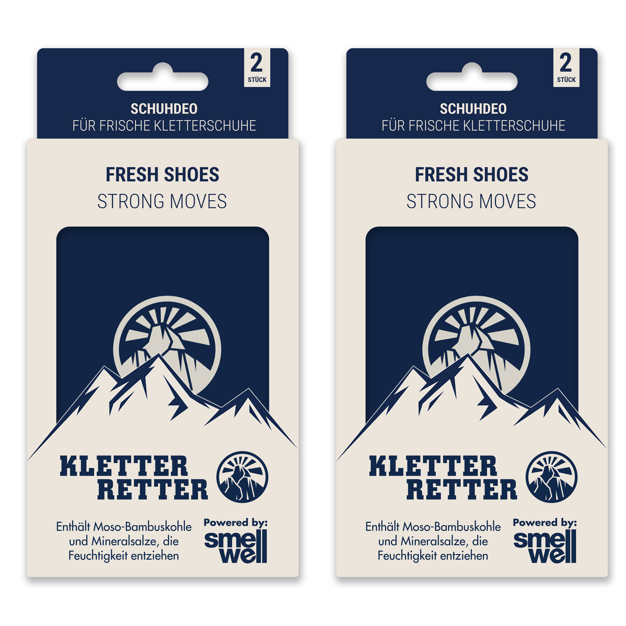 KletterRetter Schuhdeo 2er Packung Blau