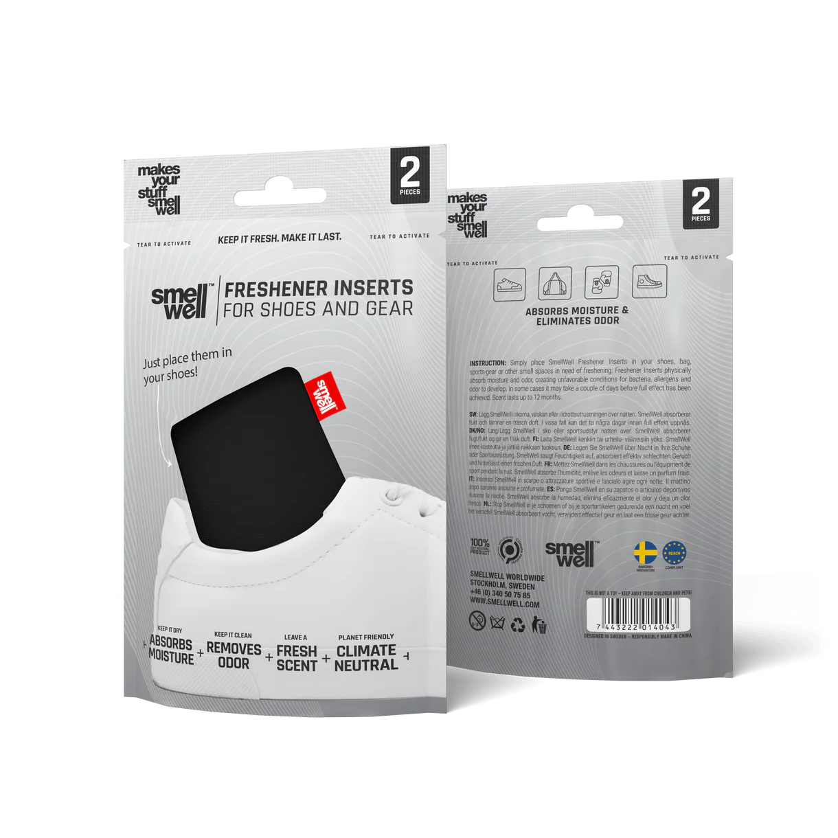 SmellWell Standard Schuhdeo 3er Packung – Bild 3