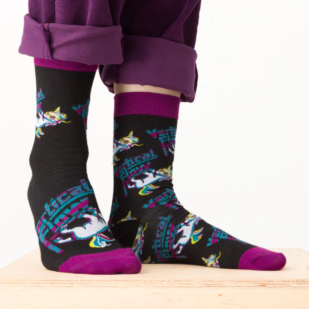 Einhorn Power Socken – Bild 2