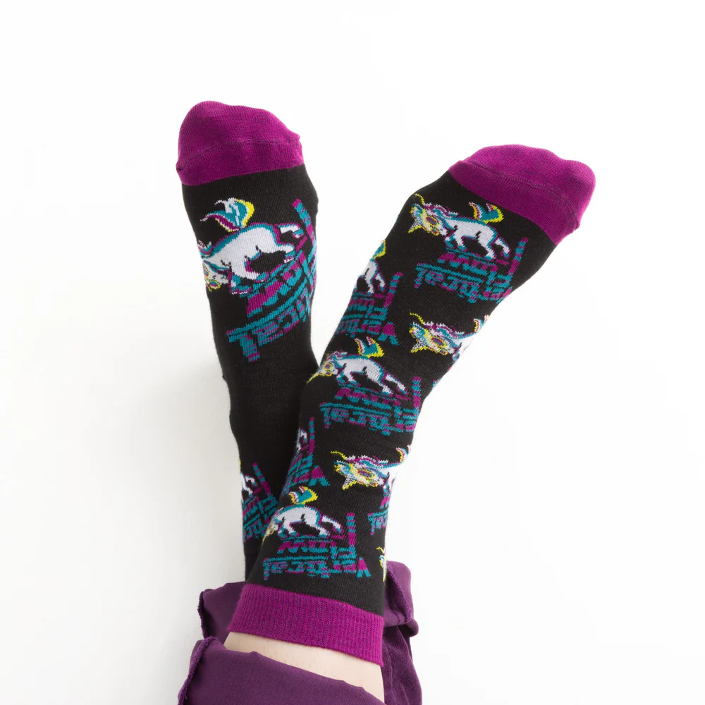 Einhorn Power Socken – Bild 3