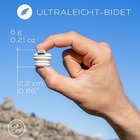 CuloClean Tragbares Bidet Ultralight Desert – Bild 2